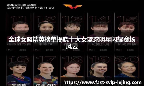 全球女篮精英榜单揭晓十大女篮球明星闪耀赛场风云